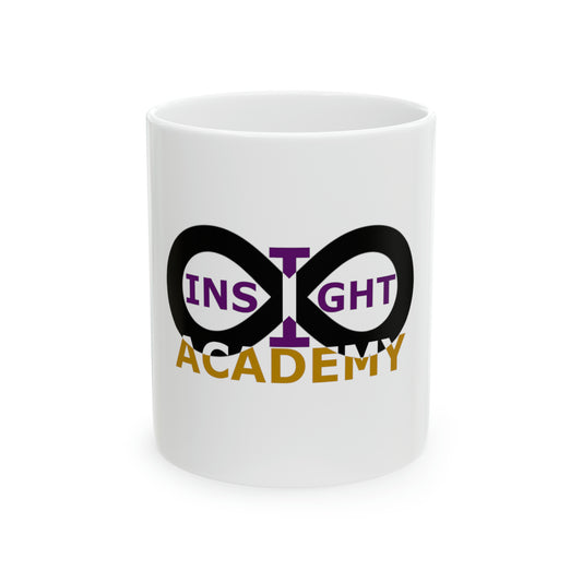 Infinite Insight Academy 11oz White Ceramic Mug