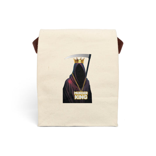 Murder King Canvas Lunch Bag With Strap (Burger King Parody)
