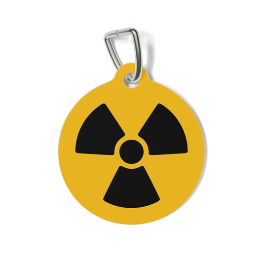 Nuclear Symbol Pet Tag