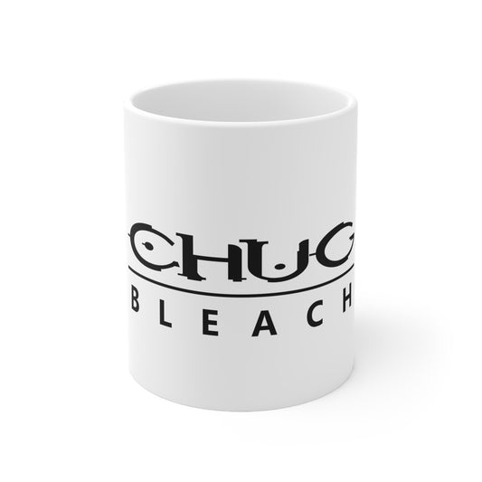 Chug Bleach White Ceramic Mug 11oz (Halo Reach Parody)