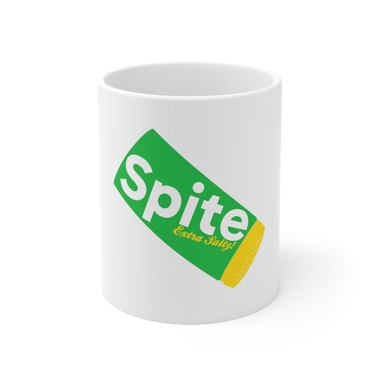 Spite White Ceramic Mug 11oz (Sprite Parody)