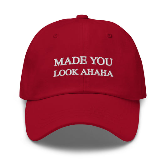 Made You Look MAGA Parody Red Hat