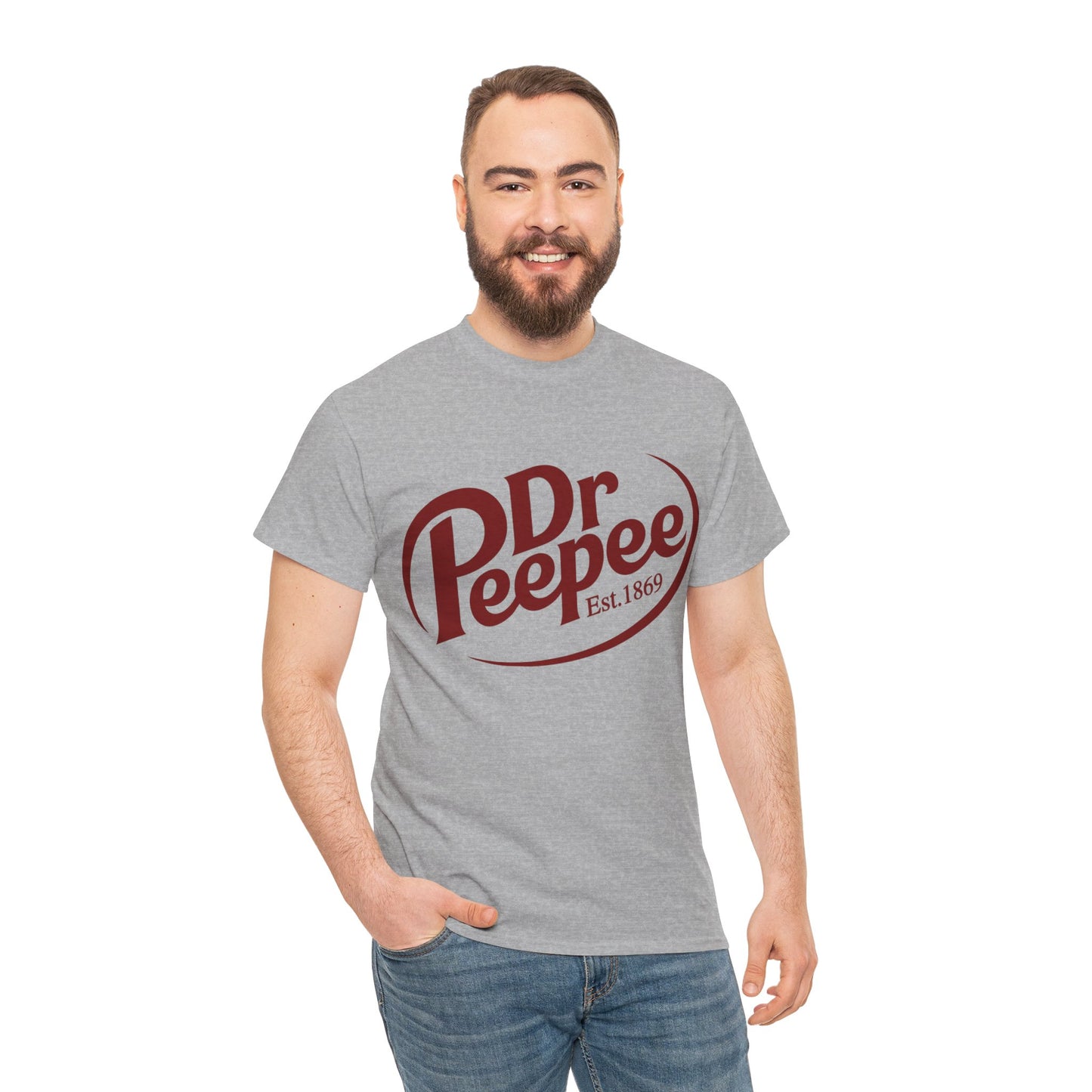 Dr Peepee Unisex Cotton T-Shirt (Dr Pepper Parody) (Legacy)