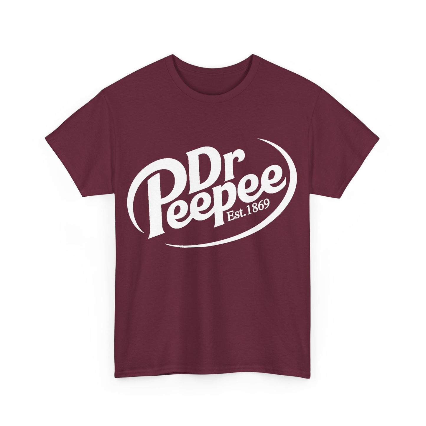 Dr Peepee Unisex Cotton T-Shirt (Dr Pepper Parody) (Legacy)