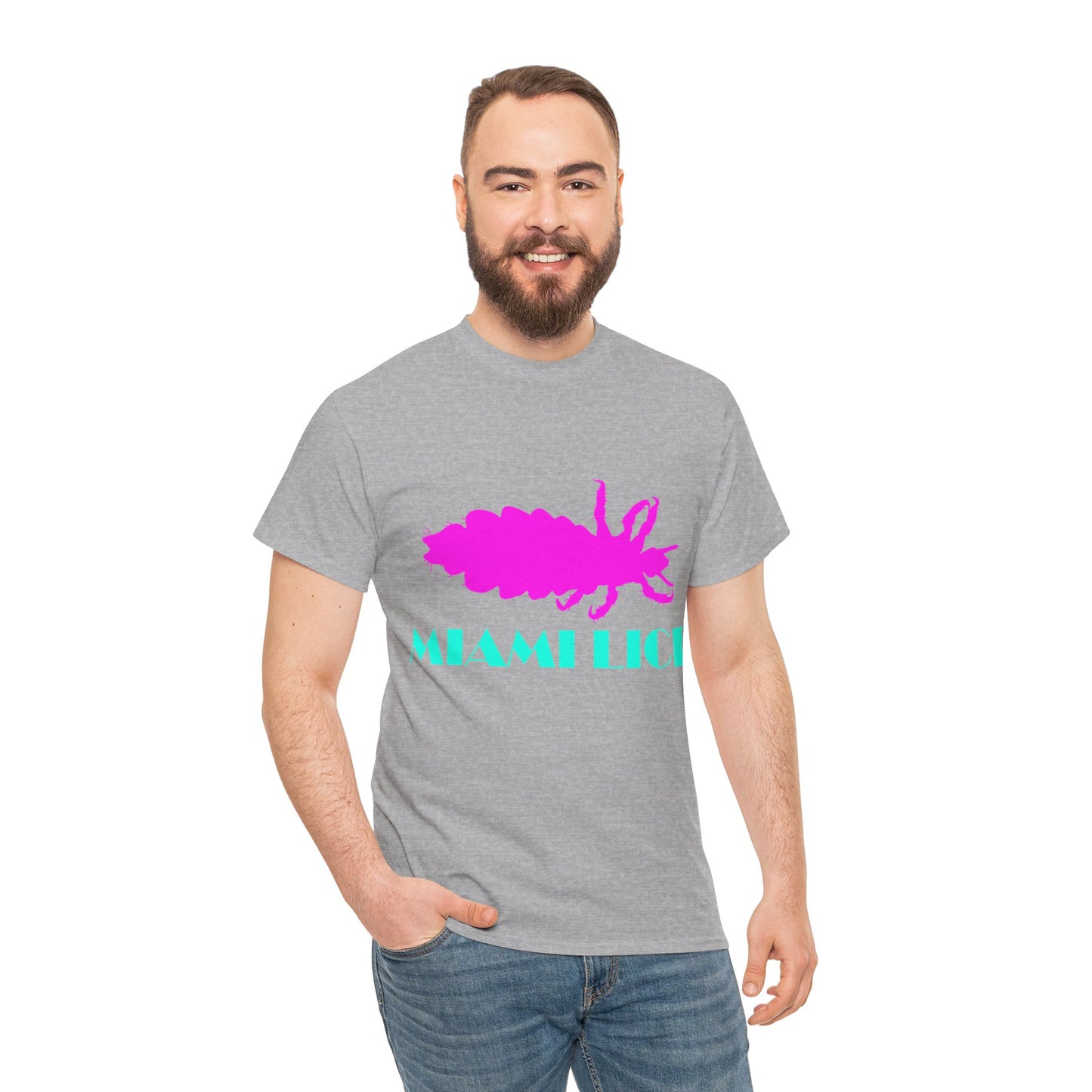 Miami Lice Unisex Cotton T-Shirt (Miami Vice Parody)