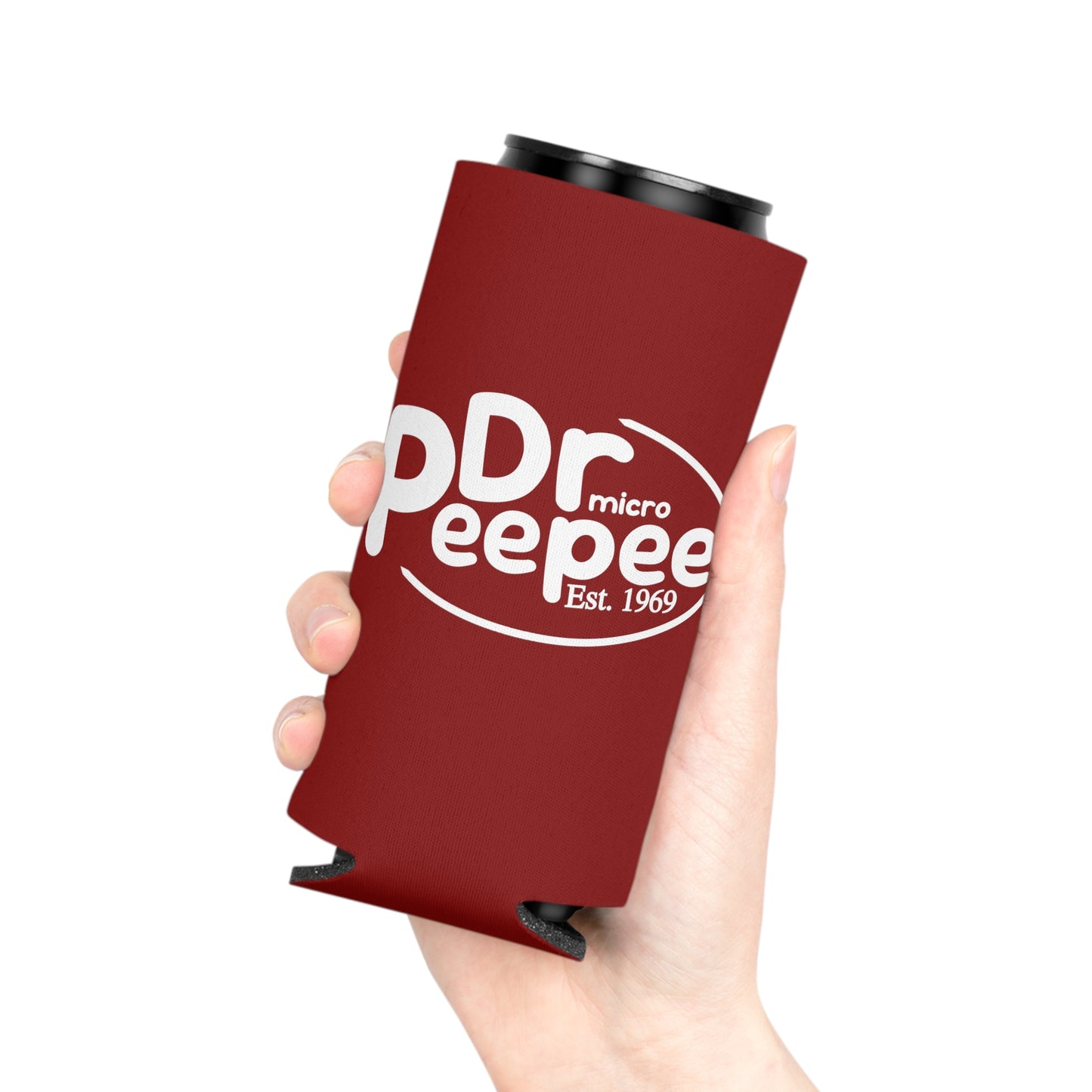 Dr Peepee Can Cooler (Dr Pepper Parody)