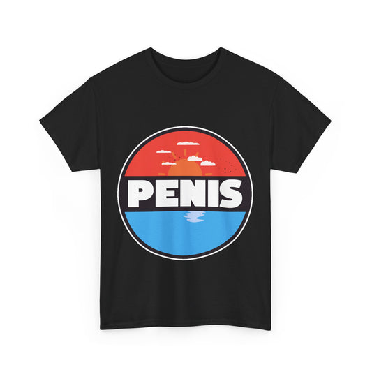 Pen*s Soda Unisex Cotton T-Shirt (Pepsi Parody)