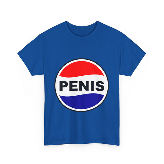 Pen*s Soda Unisex Cotton T-Shirt (Pepsi Parody) (Legacy)