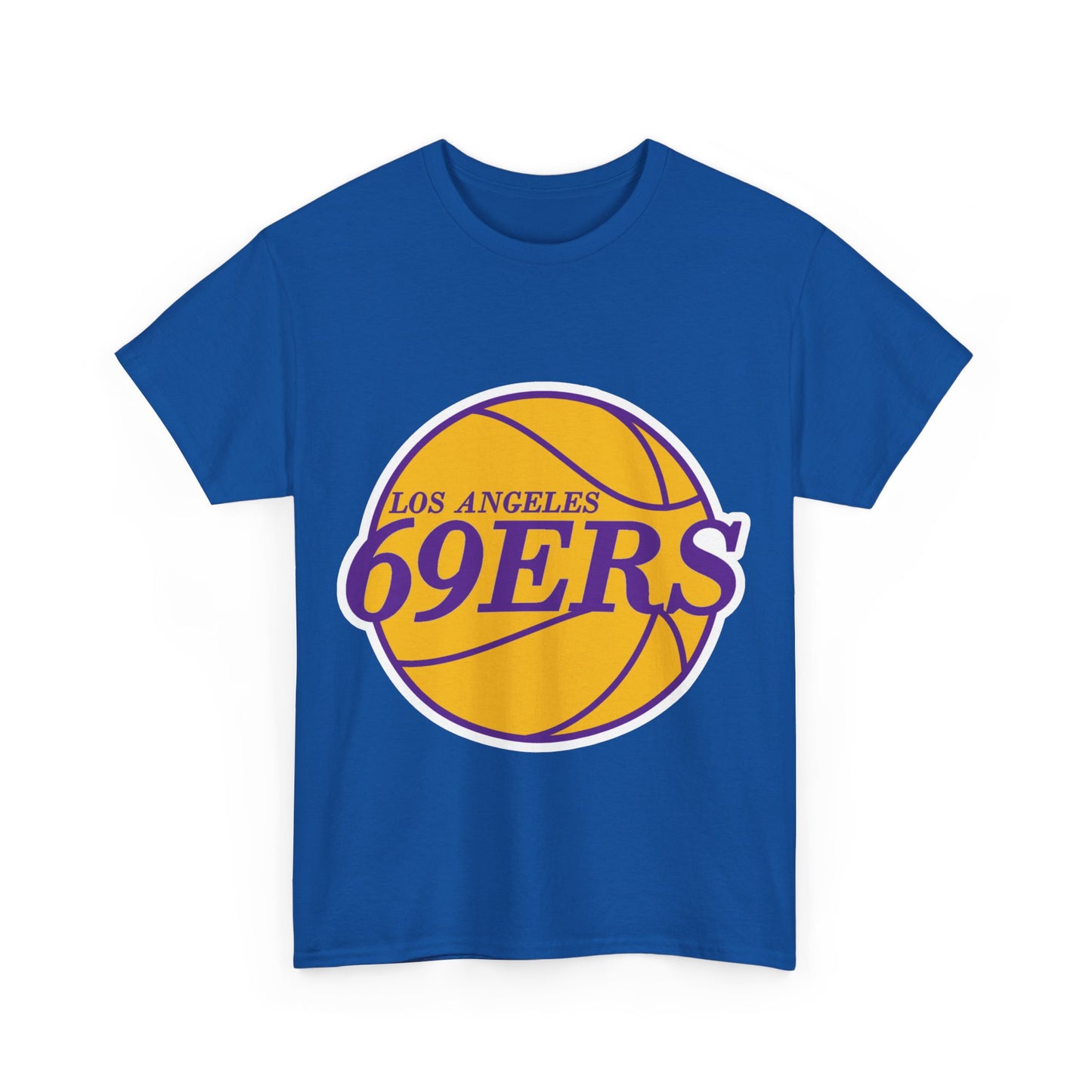 Los Angeles 69ers Unisex Cotton T-Shirt (Los Angeles Lakers Parody)