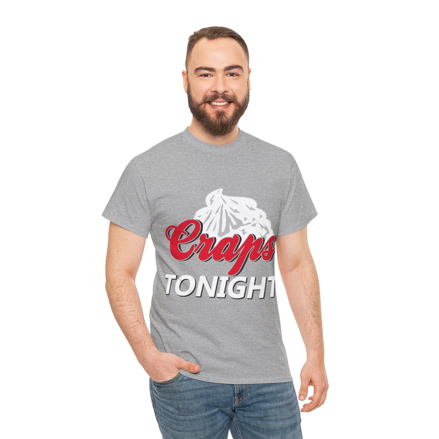 Craps Tonight Unisex Cotton Tee (Coors Light Parody)