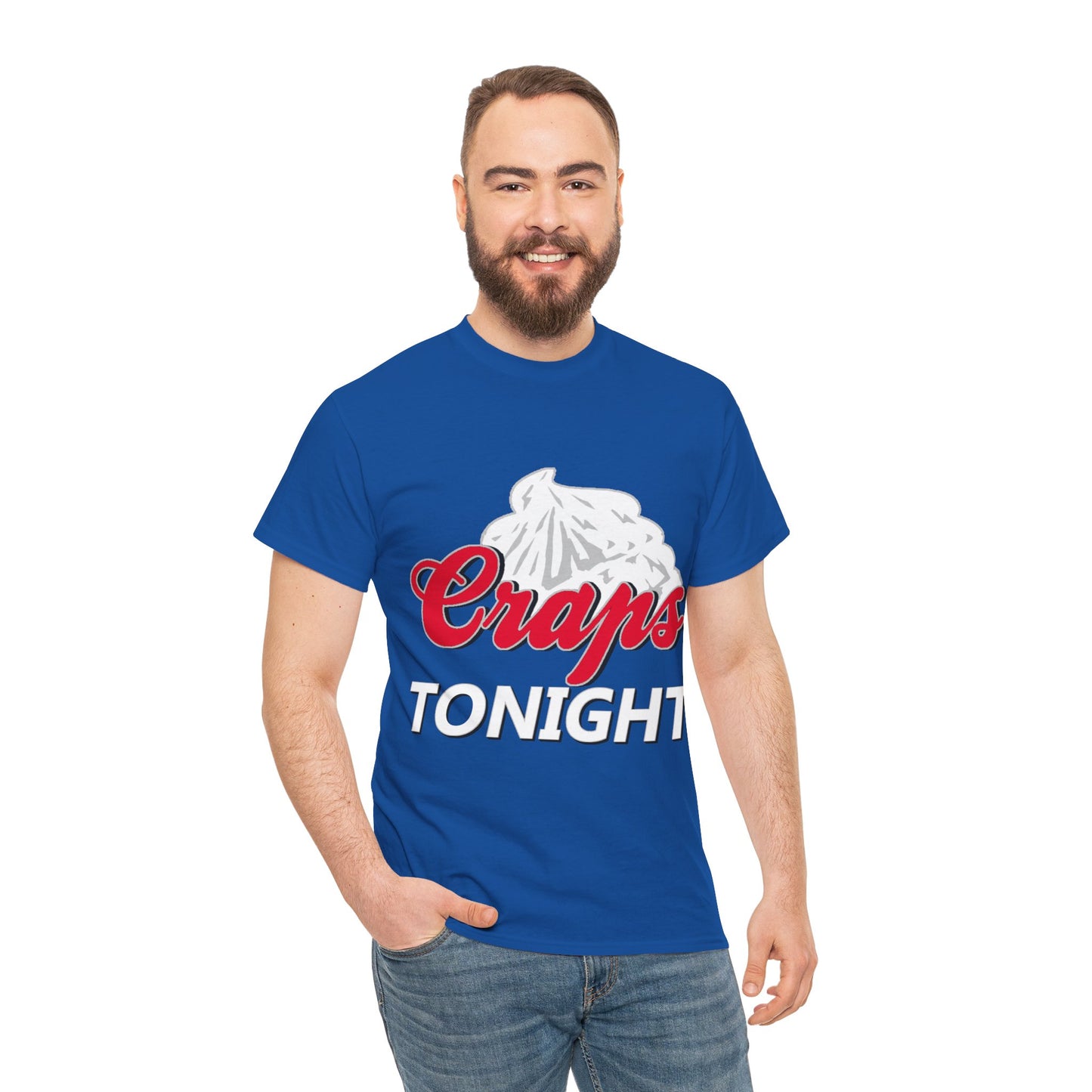 Craps Tonight Unisex Cotton Tee (Coors Light Parody)