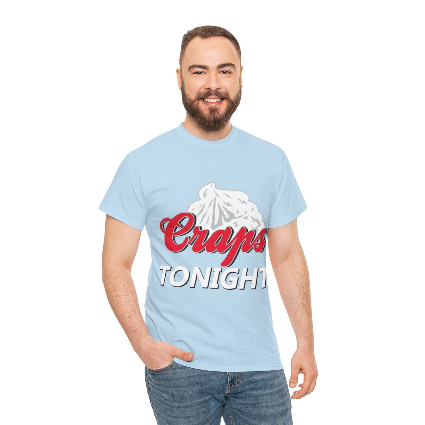 Craps Tonight Unisex Cotton Tee (Coors Light Parody)