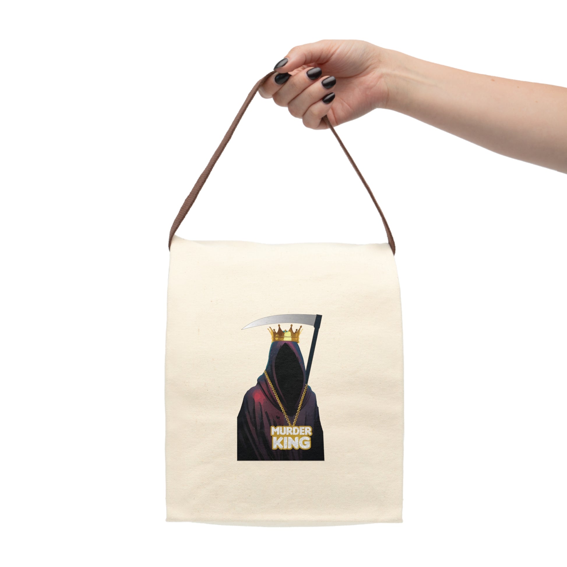 Murder King Canvas Lunch Bag With Strap (Burger King Parody