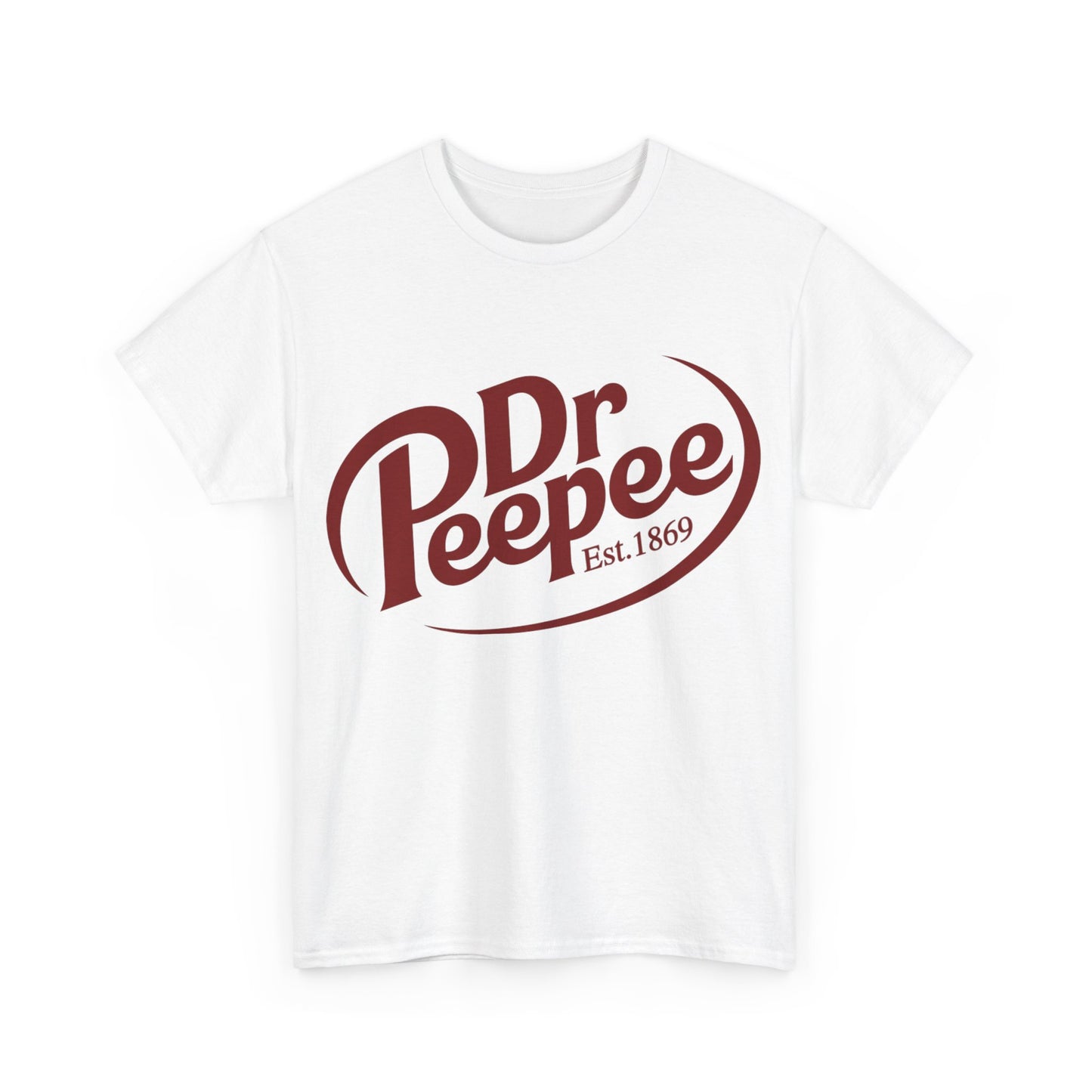 Dr Peepee Unisex Cotton T-Shirt (Dr Pepper Parody) (Legacy)