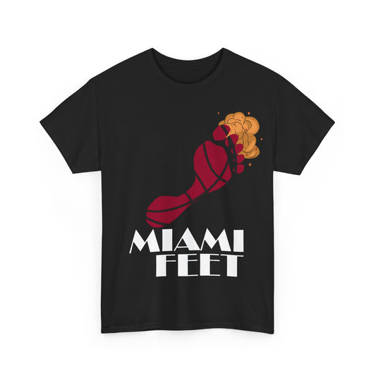 Miami Feet Unisex Cotton T-Shirt (Miami Heat Parody)