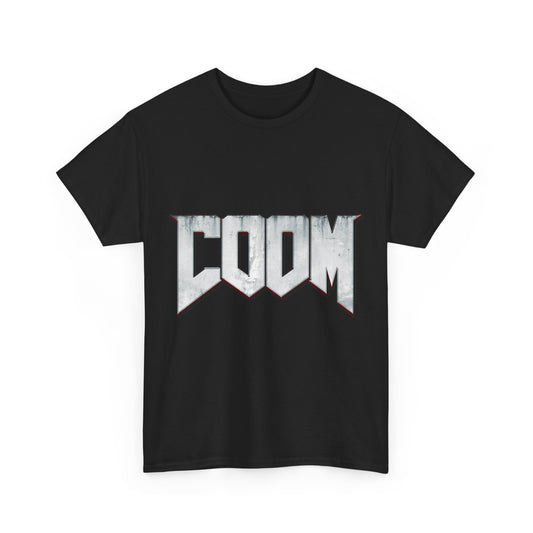 COOM Unisex Cotton T-Shirt (DOOM Parody)