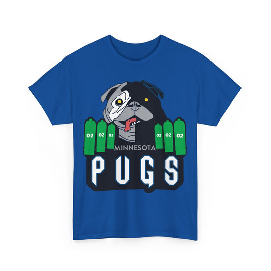 Minnesota Pugs Unisex Cotton T-Shirt (Minnesota Timberwolves Parody)