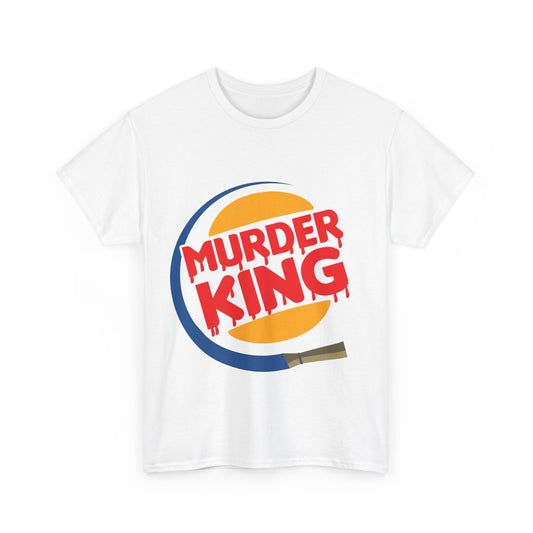 Murder King Unisex Cotton T-Shirt (Burger King Parody) (Legacy)