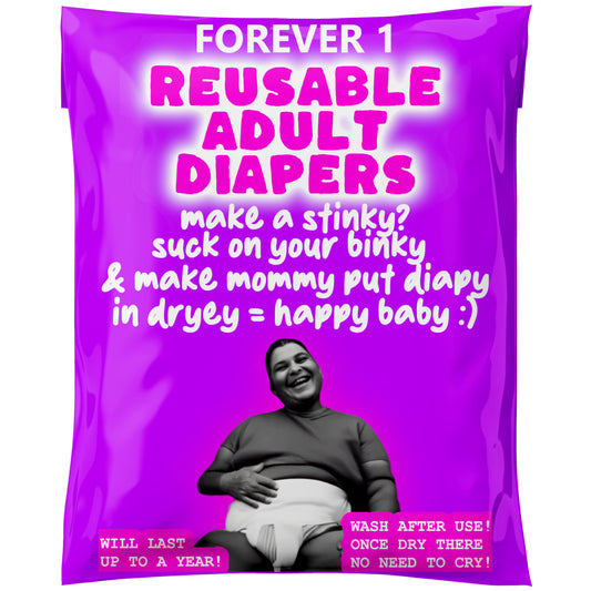 Reusable Adult Diaper - Prank Package