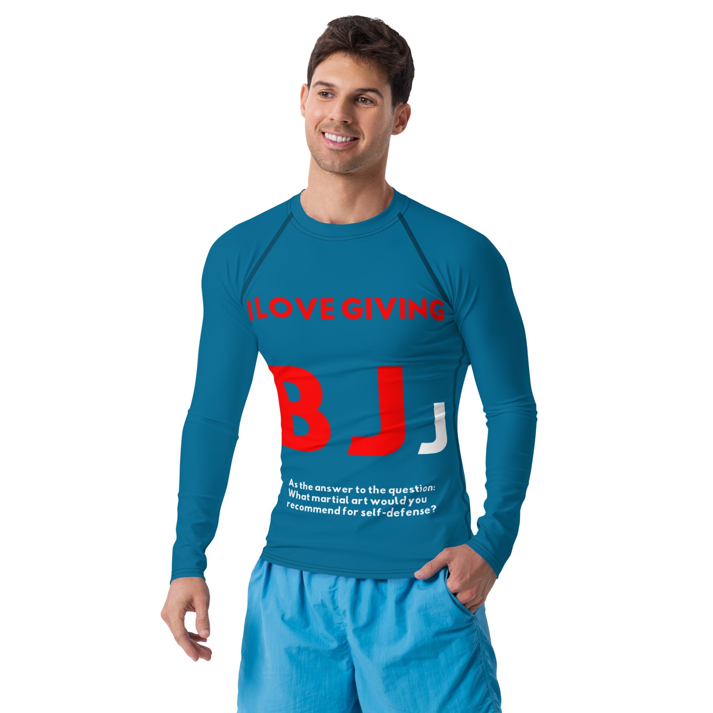 I Love Giving BJJ Rash Guard